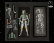 Star Wars: The Black Series Boba Fett & Han Solo in carbonite